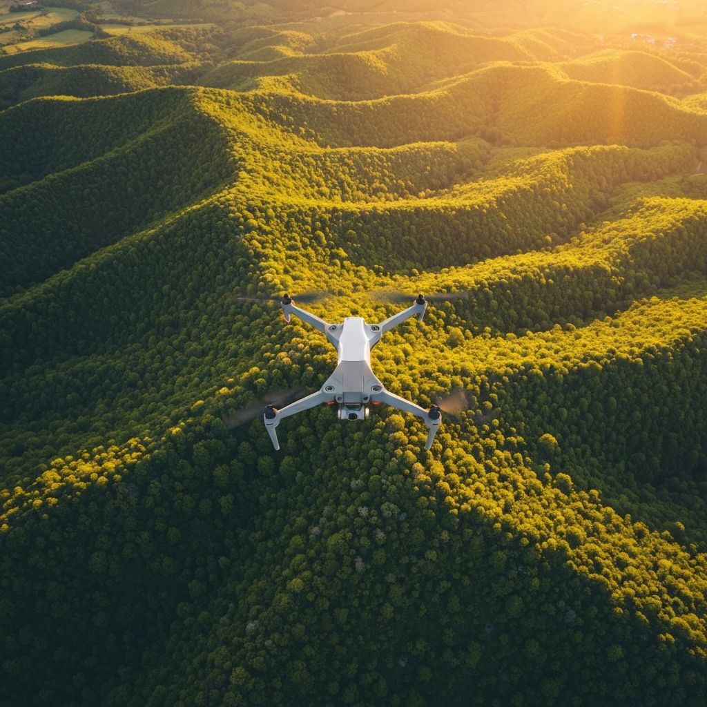 Aerial drone photography